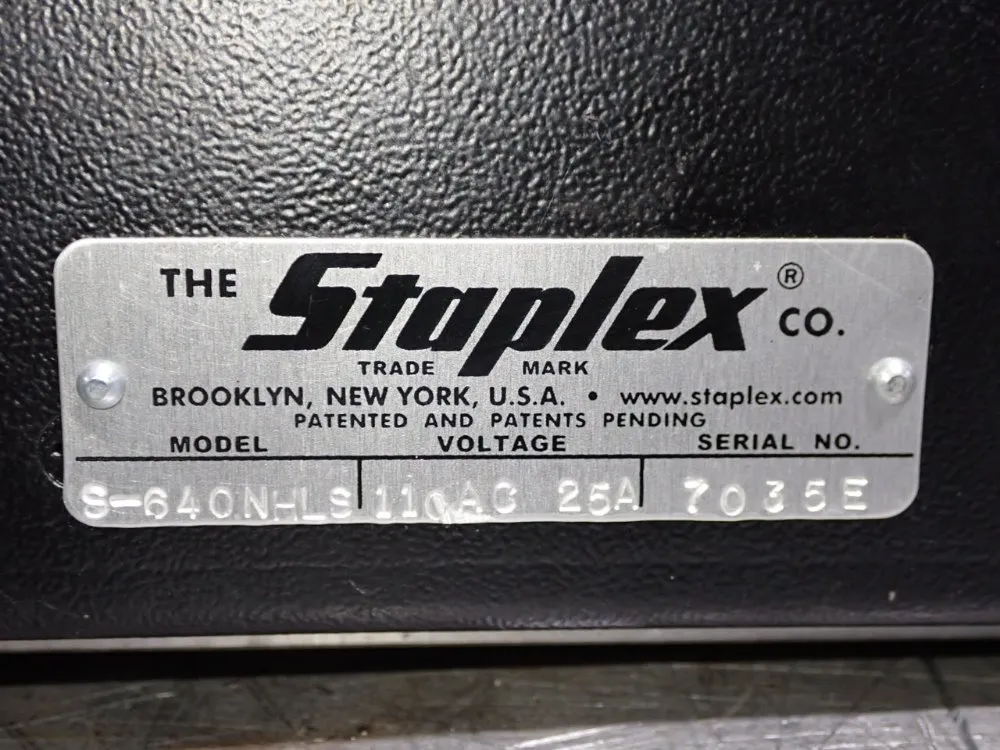Staplex Multi-head Stapler - S-640nhls
