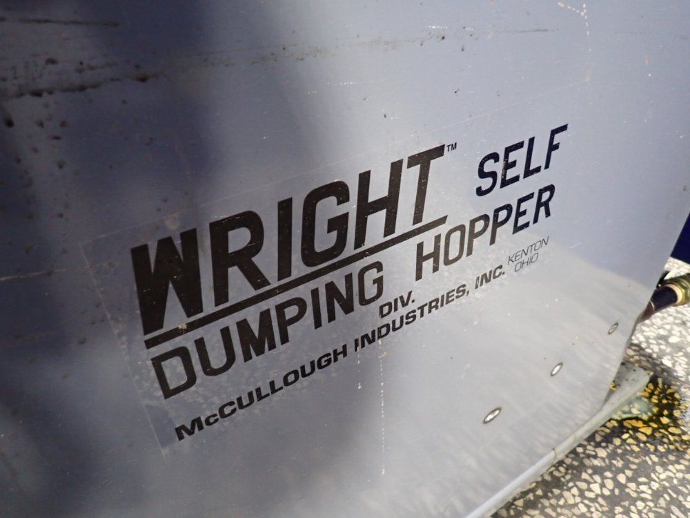 Mccullough Industries 60" X 36" X 30" Self-dumping Hopper - 10055-gry