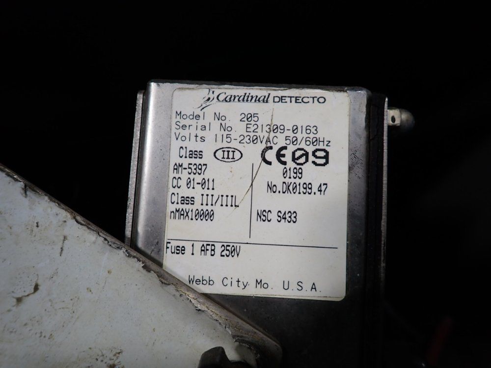 Cardinal 1000 Lbs Scale - 205