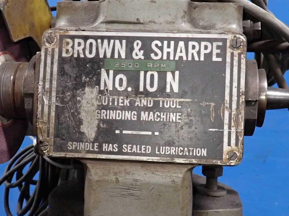Brown & Sharpe 6" Tool & Cutter Grinder - No 10n