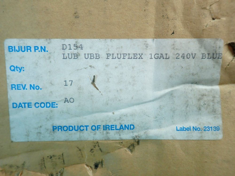 Bijur Delimon Fluidflex Pressurized Dispensing System - D154