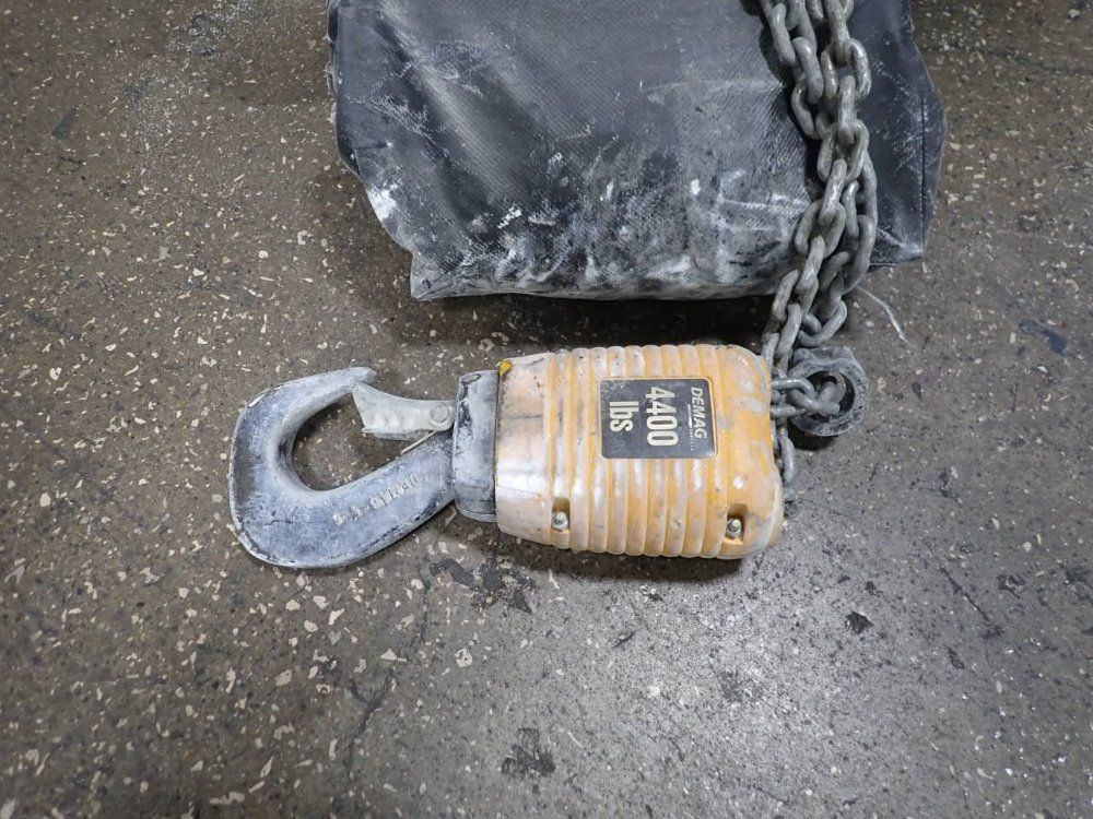 Demag 4400 Lbs Electric Chain Hoist - Dc-com 2/1 H5