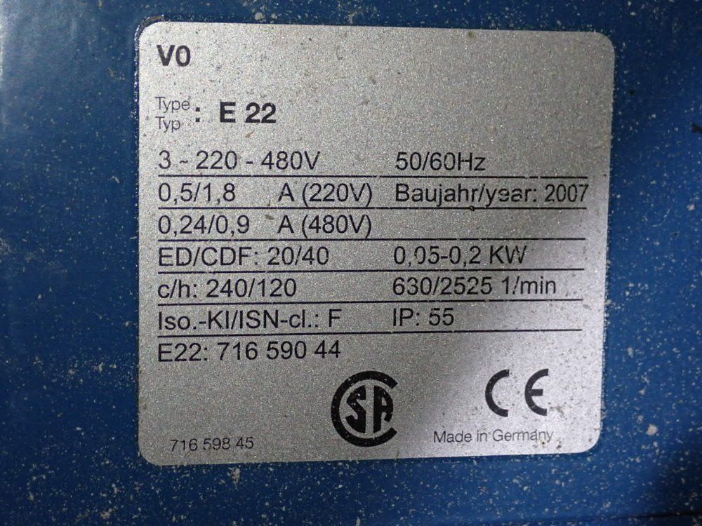 Demag 4400 Lbs Electric Chain Hoist - Dc-com 2/1 H5