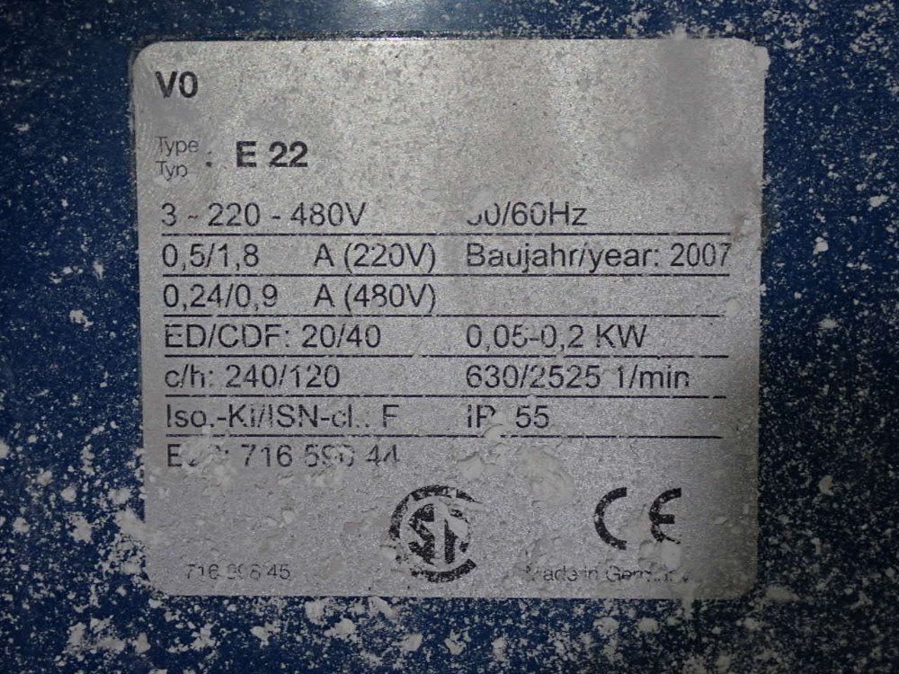 Demag 4400 Lbs Electric Chain Hoist - Dc-com 2/1 H5