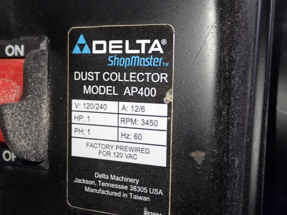 Delta 1 Hp Dust Collector - Ap400