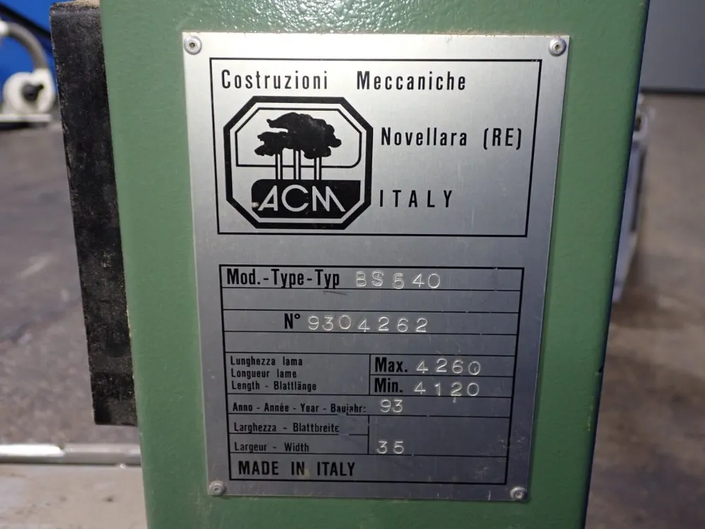 Acm 21" Vertical Band Saw - Bs540