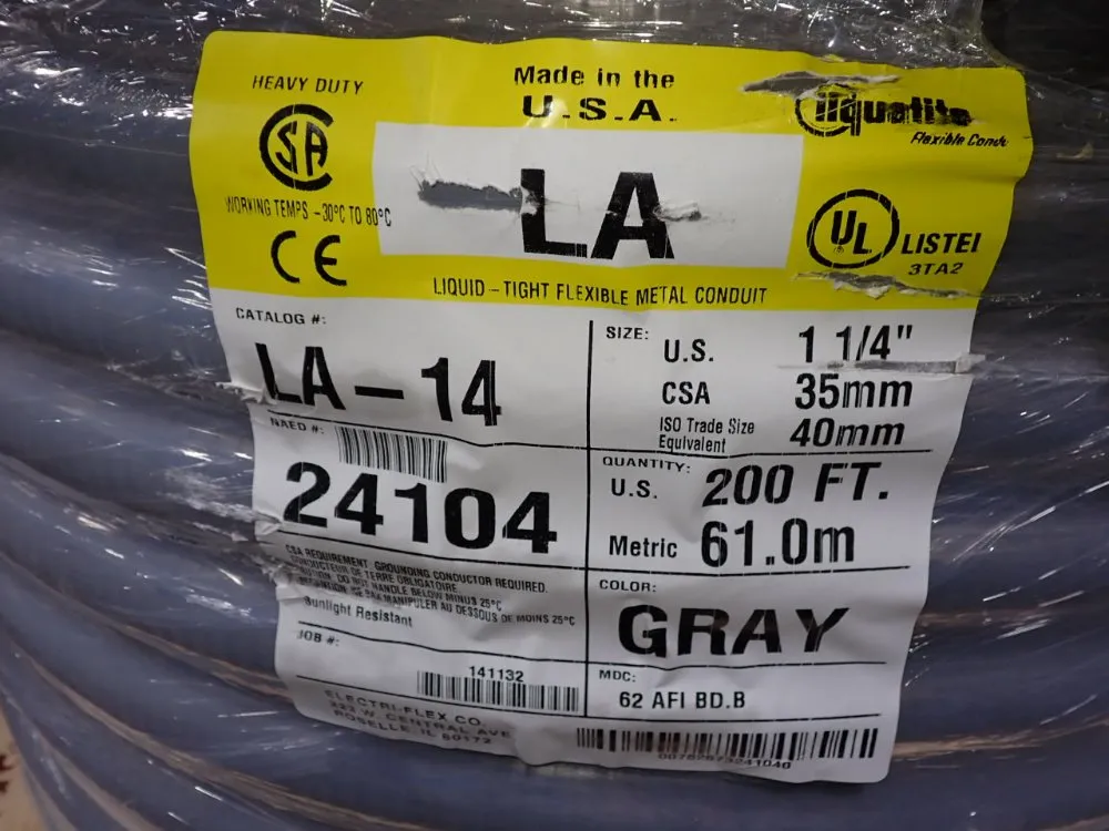 Electri-flex 1 1/4" Wire Condult Spool - La-14