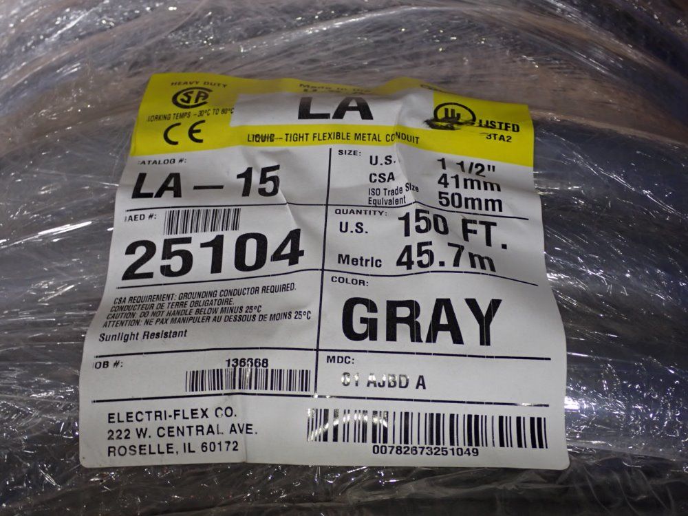 Electri-flex 1 1/4" Wire Condult Spool - La-14