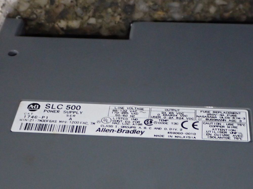 Allen Bradley Power Supply - 1746-p1