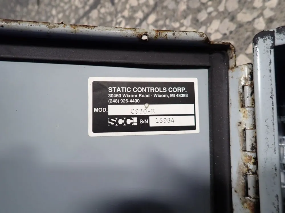 Static Controls Corp. Industrial Control Cabinet - 0920-e