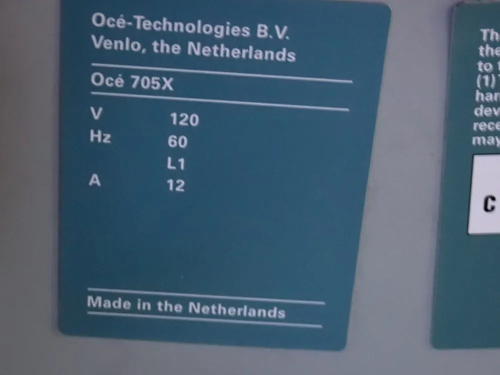 Oce-technologies Large Printer & Copier - 7055