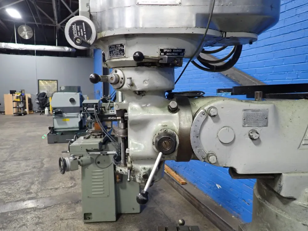 Bridgeport 42.5" X 9" Vertical Mill