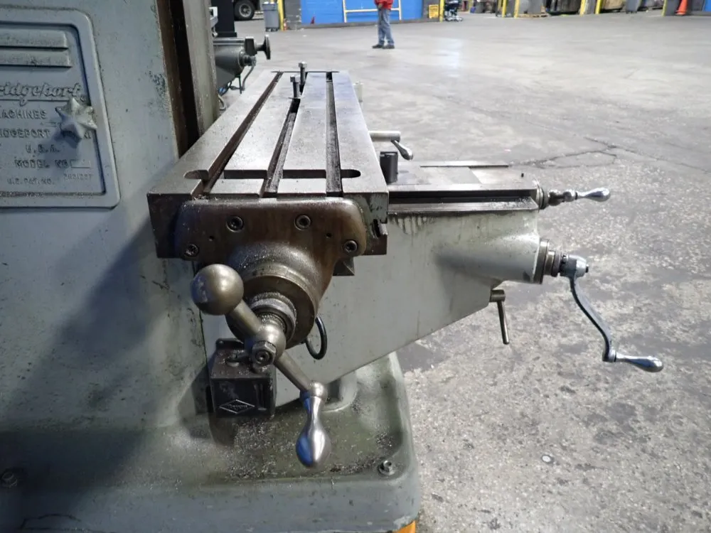 Bridgeport 42.5" X 9" Vertical Mill