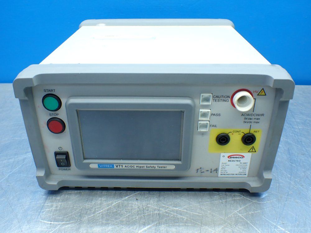 Vitrek Ac/dc Hipot Safety Tester - V71