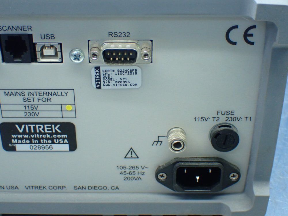 Vitrek Ac/dc Hipot Safety Tester - V71
