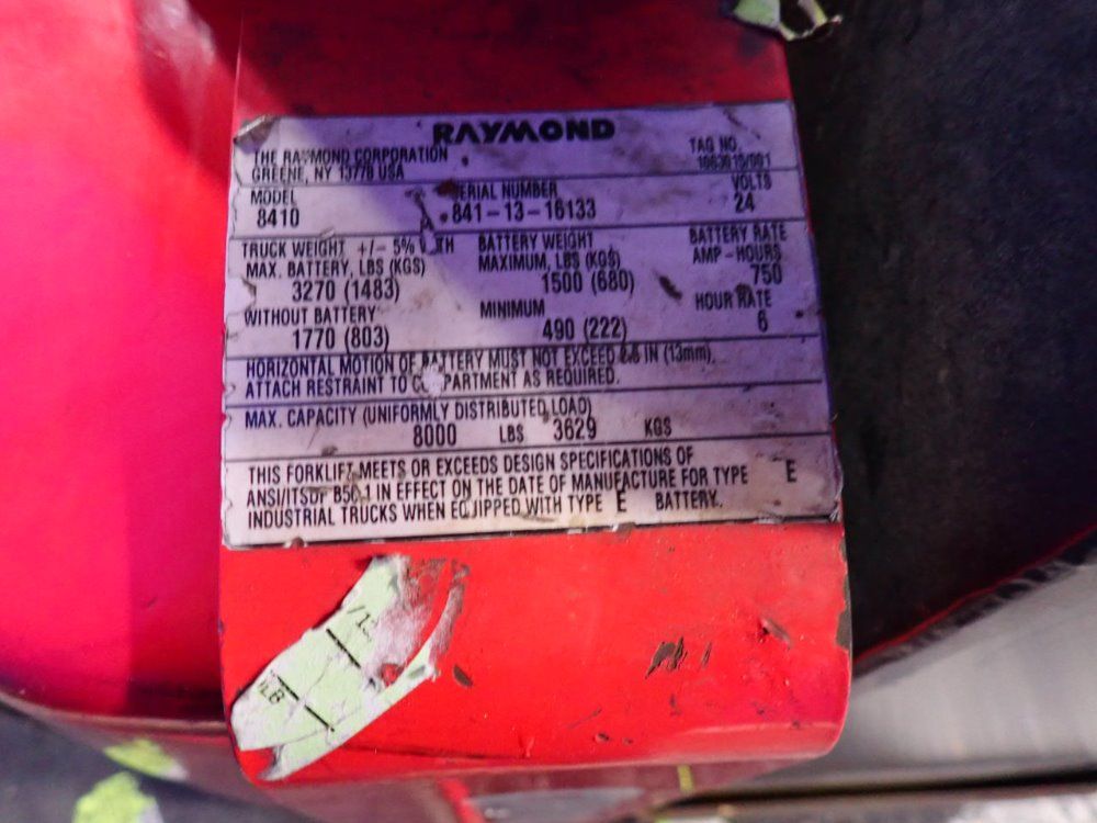 The Raymond Corporation 8000 Lbs Electric Pallet Jack - 8410
