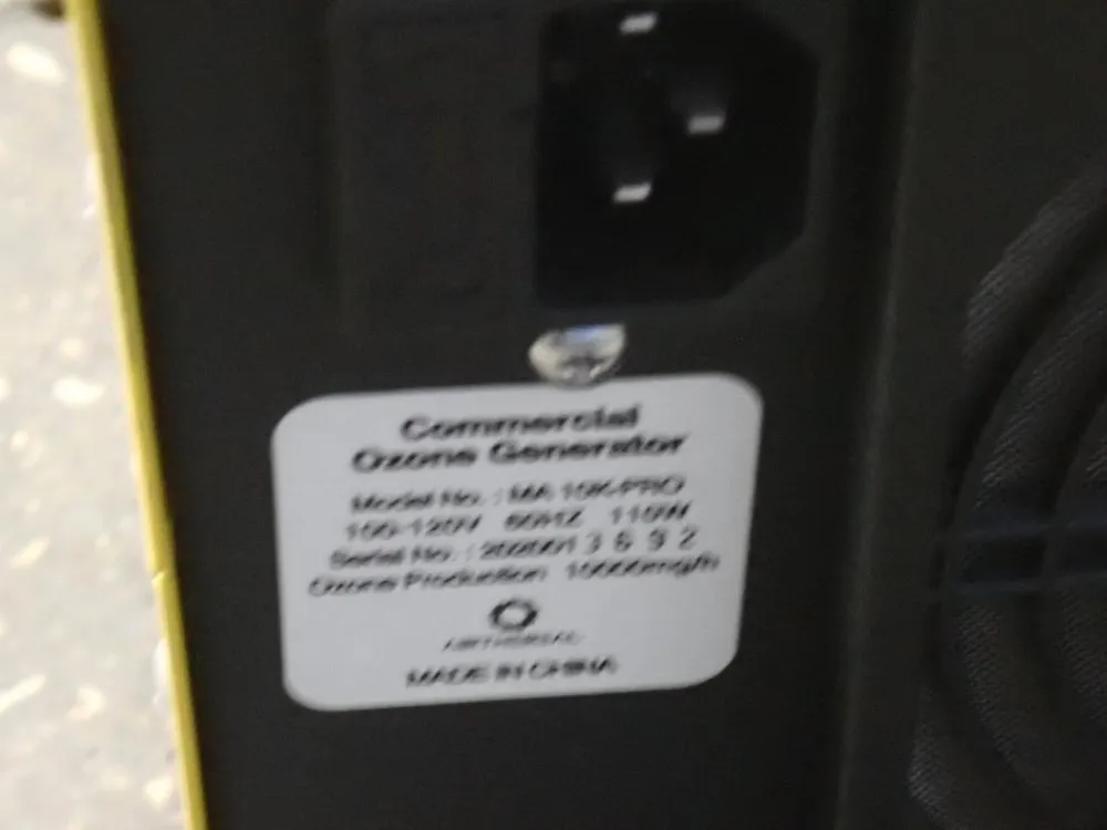 Airthereal 10,000 Mg/h Ozone Generator - Ma 10k-pro