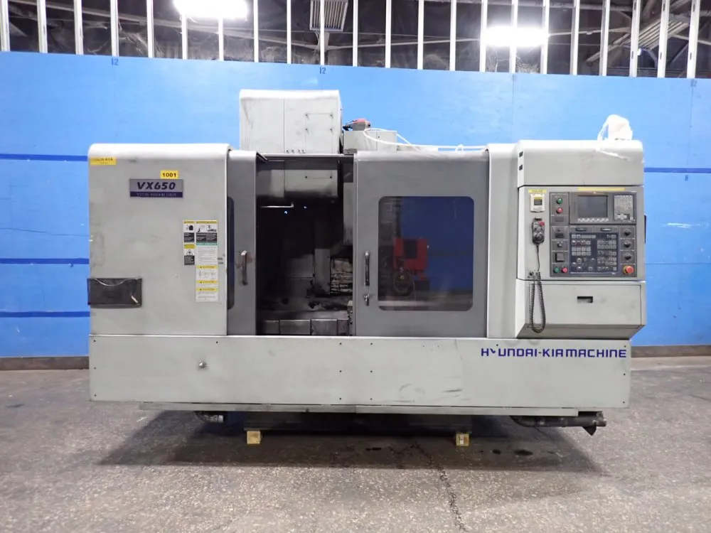 Hyundai Wia Corporation 25 1/2" X 63" Cnc Vmc - Vx650/40