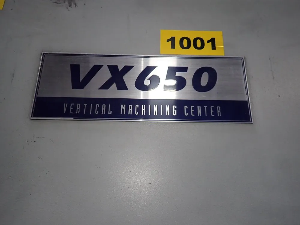 Hyundai Wia Corporation 25 1/2" X 63" Cnc Vmc - Vx650/40