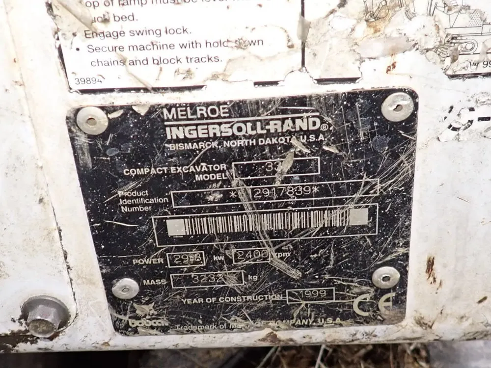 Ingersoll Rand Excavator - 33