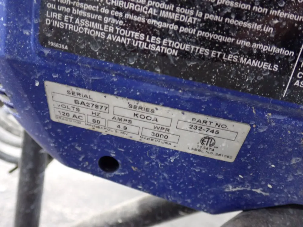 Graco Inc Paint Sprayer - Xr 7