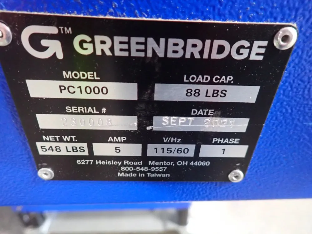 Greenbridge 88 Lbs Automatic Strapping Machine - Pc1000