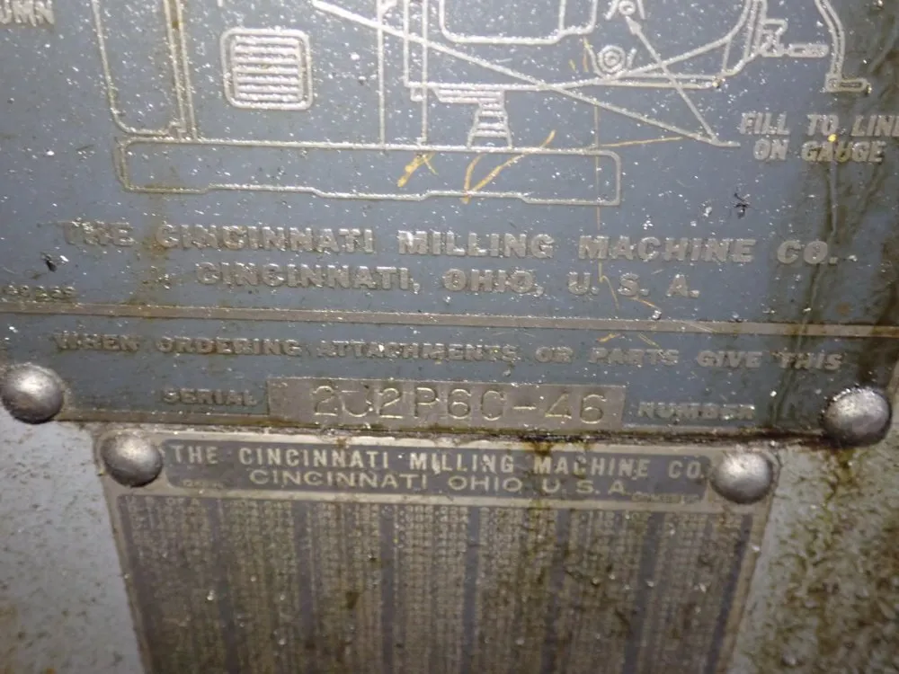 Cincinnati 10" X 54 1/2" Horizontal Mill