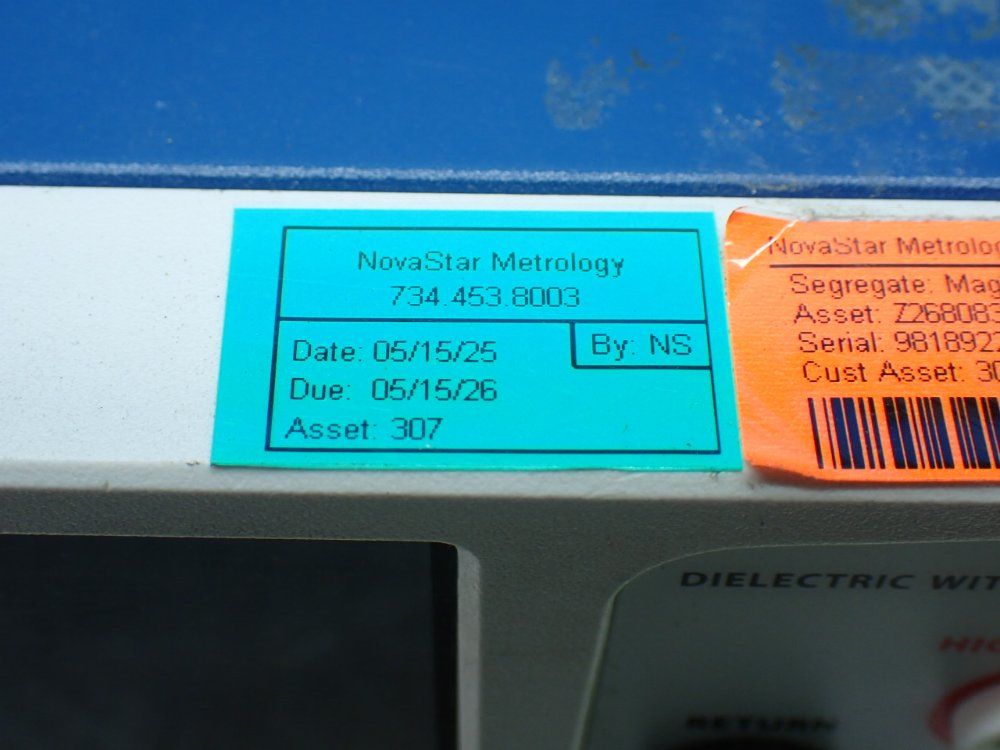 Associated Research Hypot Series Dielectric Withstand Tester. - 3865