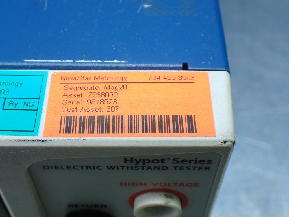 Associated Research Hypot Series Dielectric Withstand Tester. - 3865