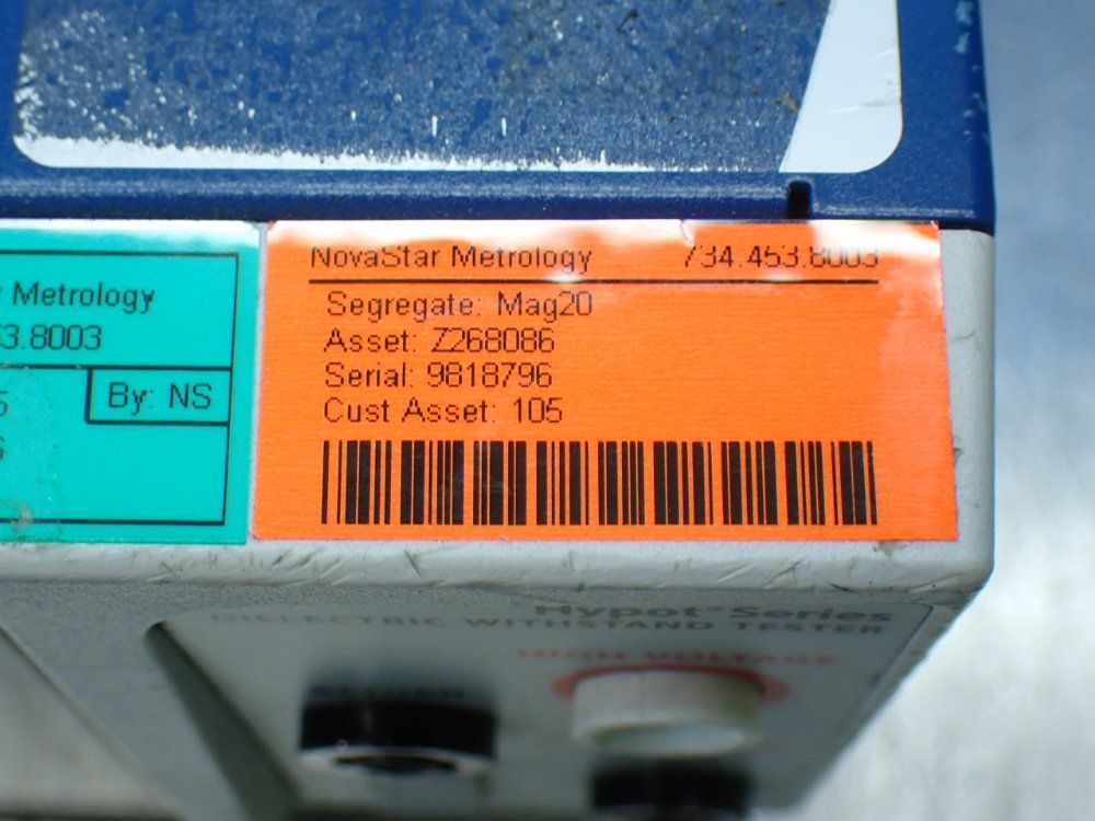 Associated Research Hypot Series Dielectric Withstand Tester. - 3865