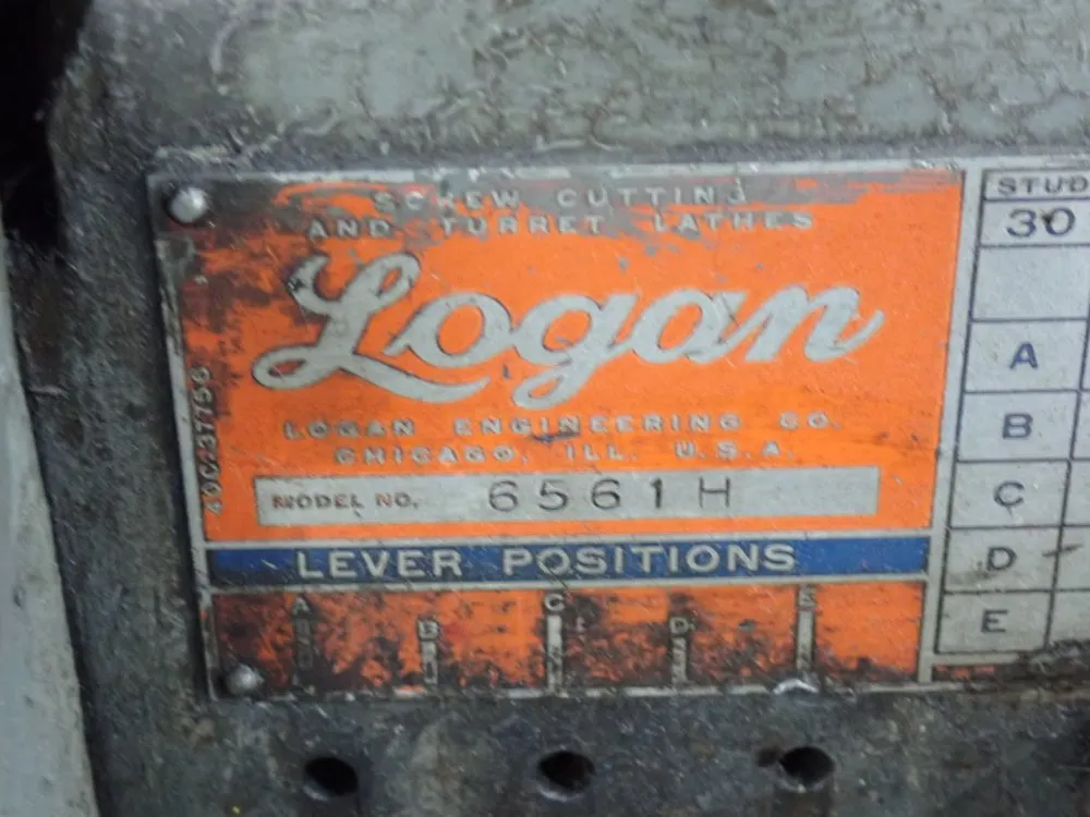 Logan 14" Lathe - 6561h