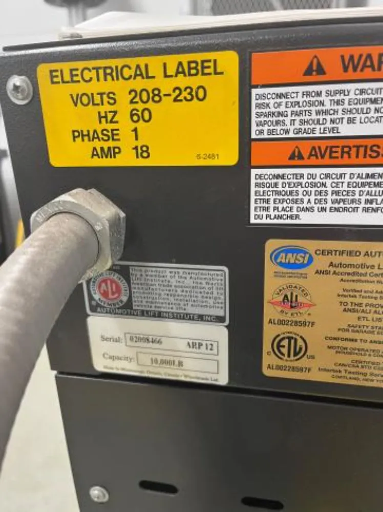 Snap-on Equipment Inc 10,000 Lbs Wheel Alignment System - Eewa550a