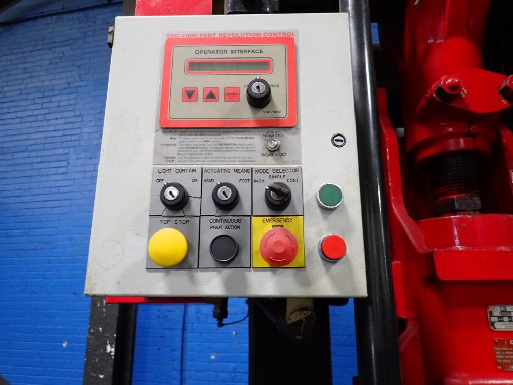 L & J Press Corporation 100 Tons Obi Press - 100