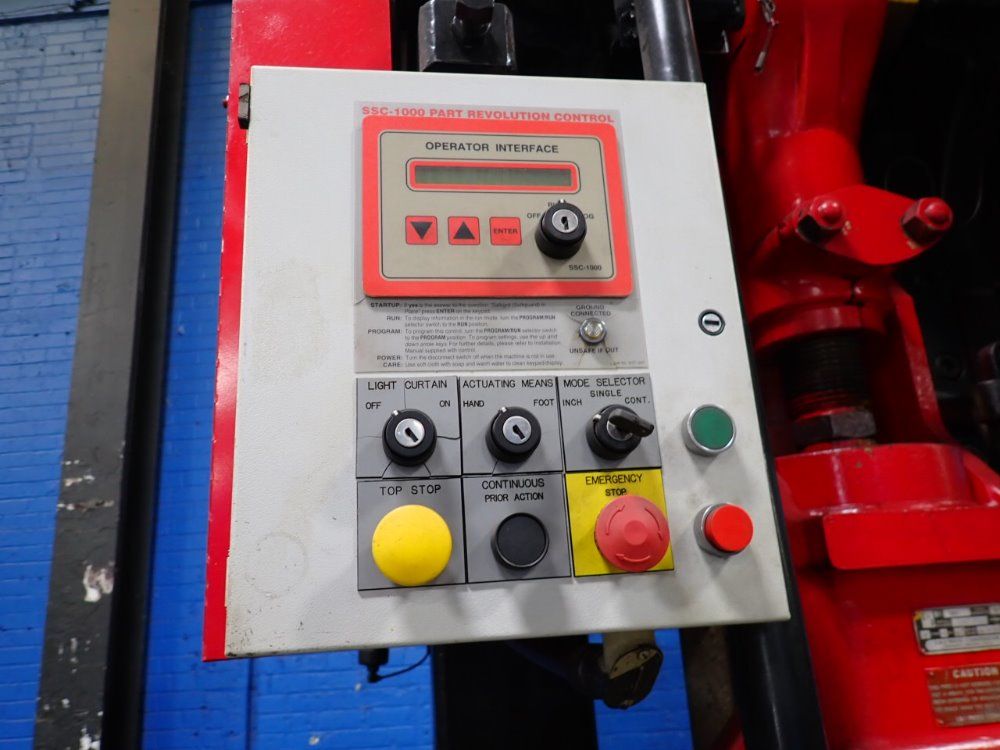 L & J Press Corporation 100 Tons Obi Press - 100