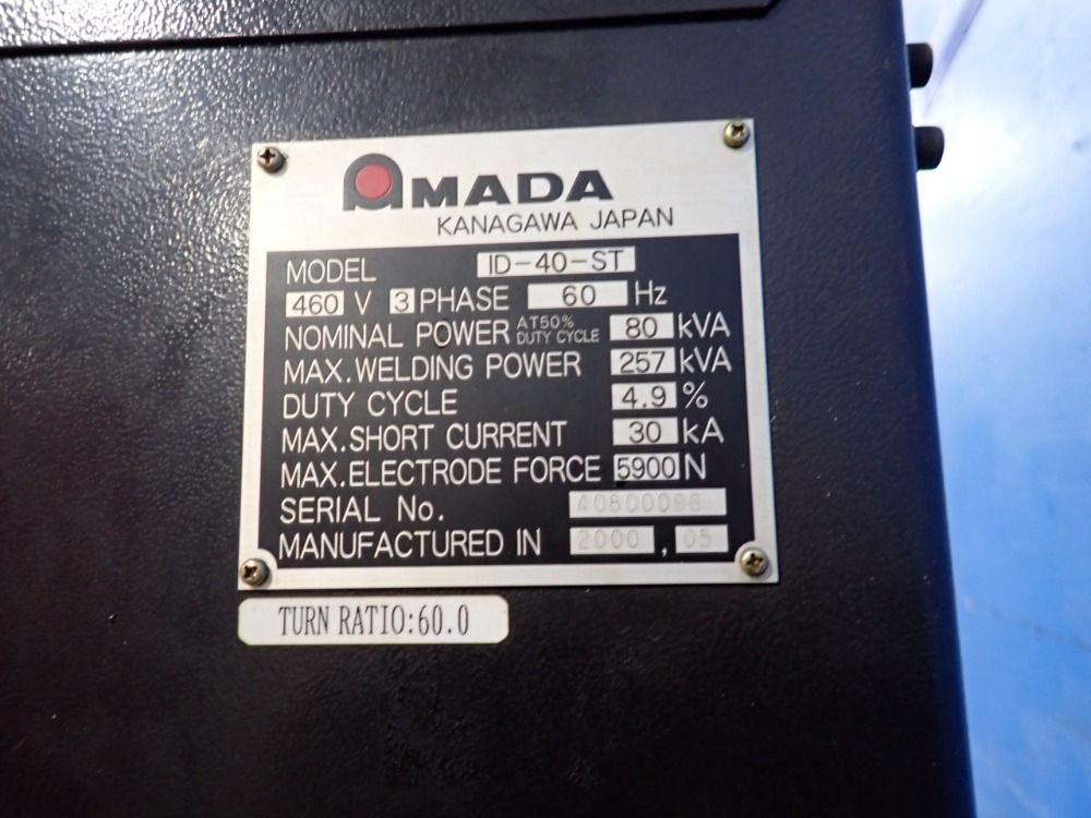 Amada 80 Kva Spot Welder - Id-40-st