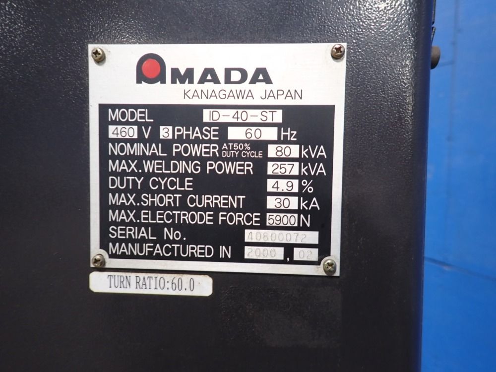 Amada 80 Kva Spot Welder - Id-40-st