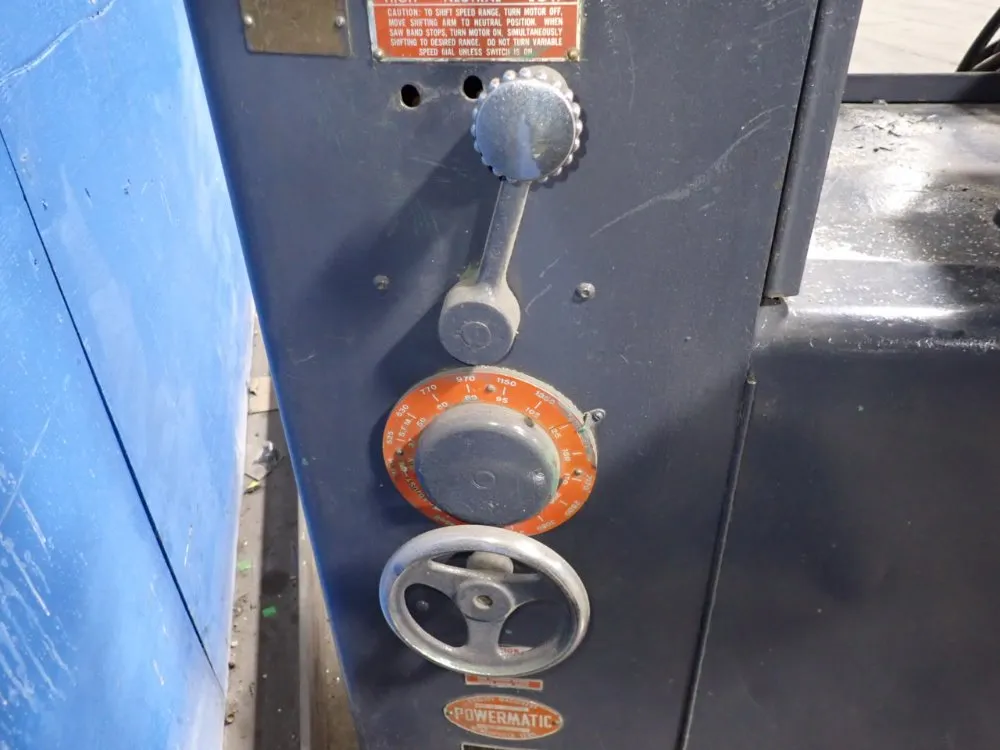 Powermatic 19 1/2" Vertical Band Saw - 87