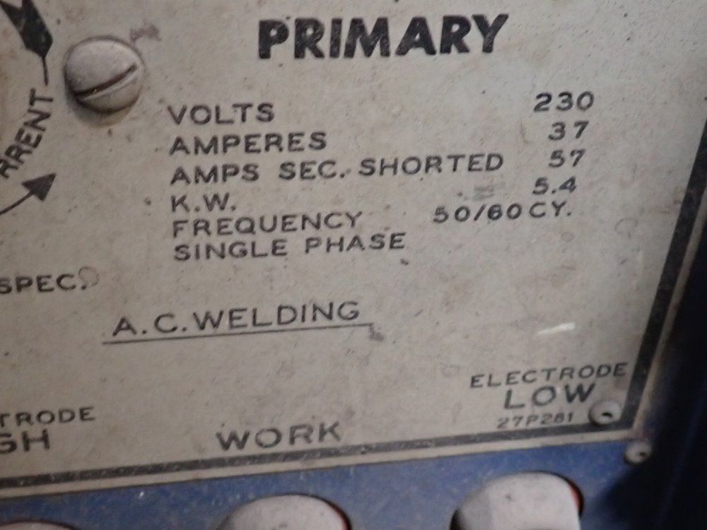 Miller 180 Amps Welder - 180 Ac/dc