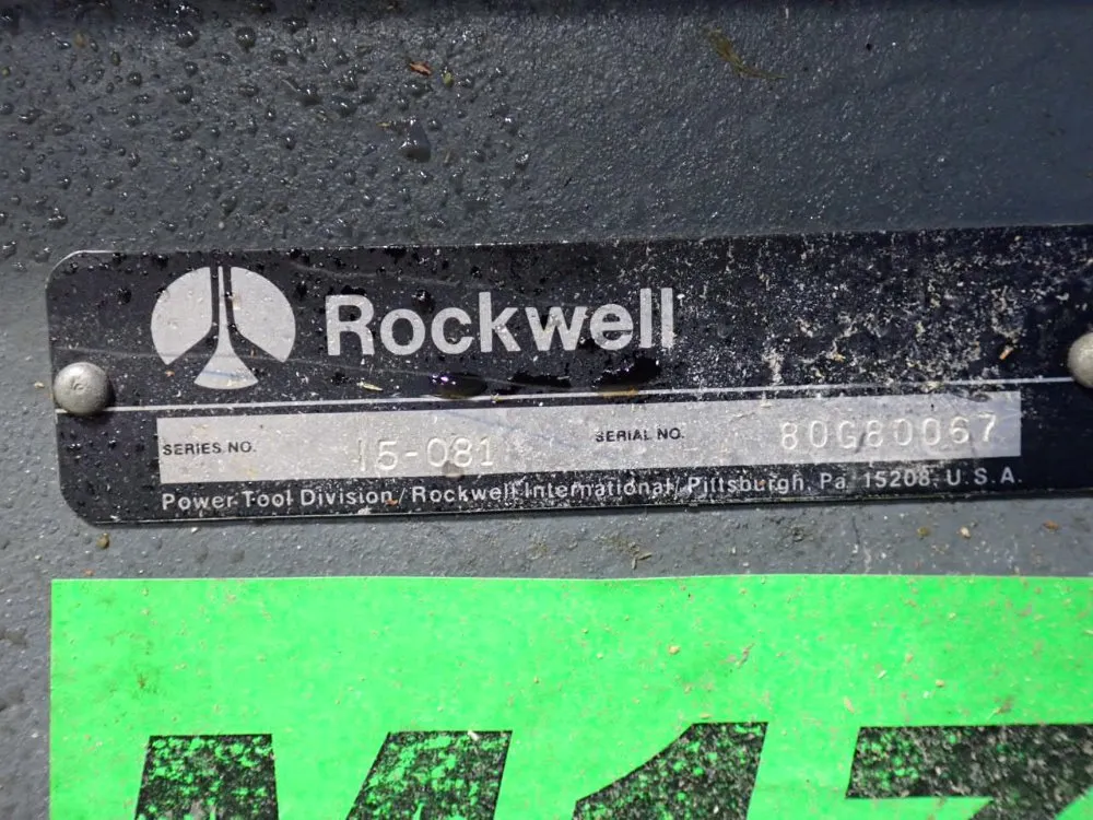 Rockwell 15" Drill Press - 15-081