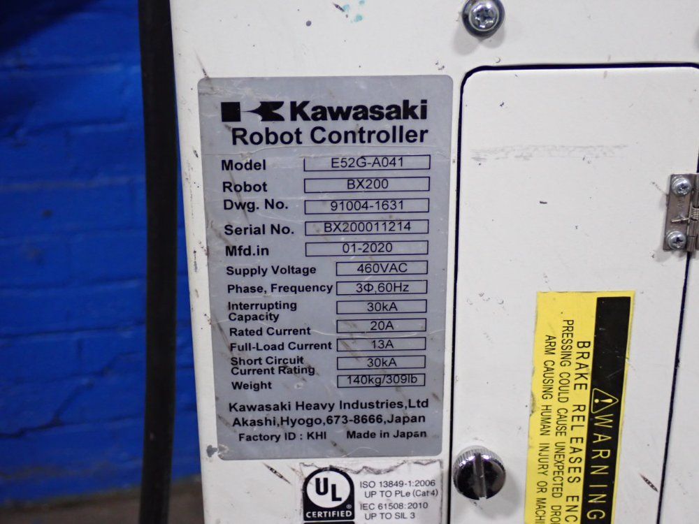 Kawasaki 200kg Robot - Bx200x C