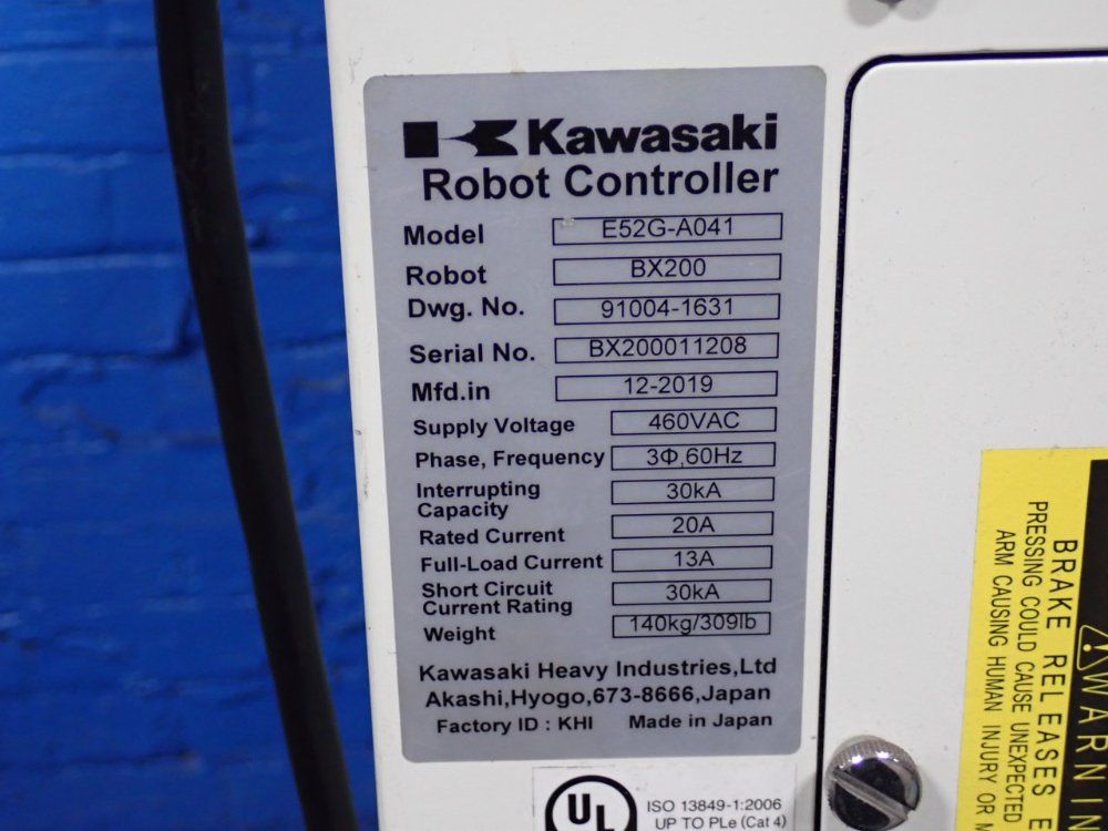 Kawasaki 200kg Robot - Bx200x C | HGR*24