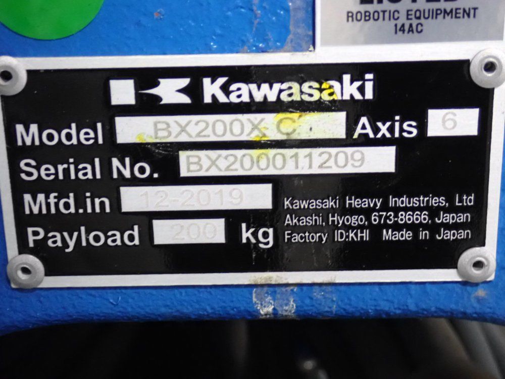 Kawasaki 200kg Robot - Bx200x C