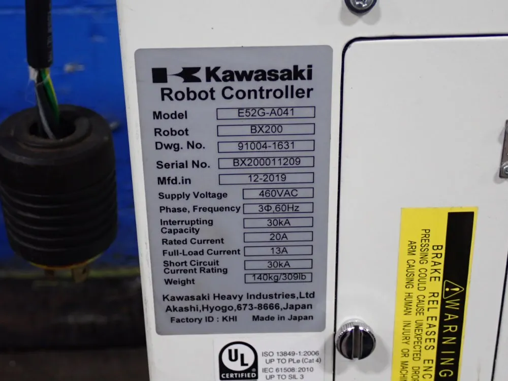 Kawasaki 200kg Robot - Bx200x C