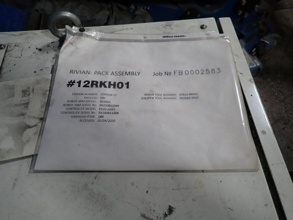 Kawasaki 200kg Robot - Bx200x C