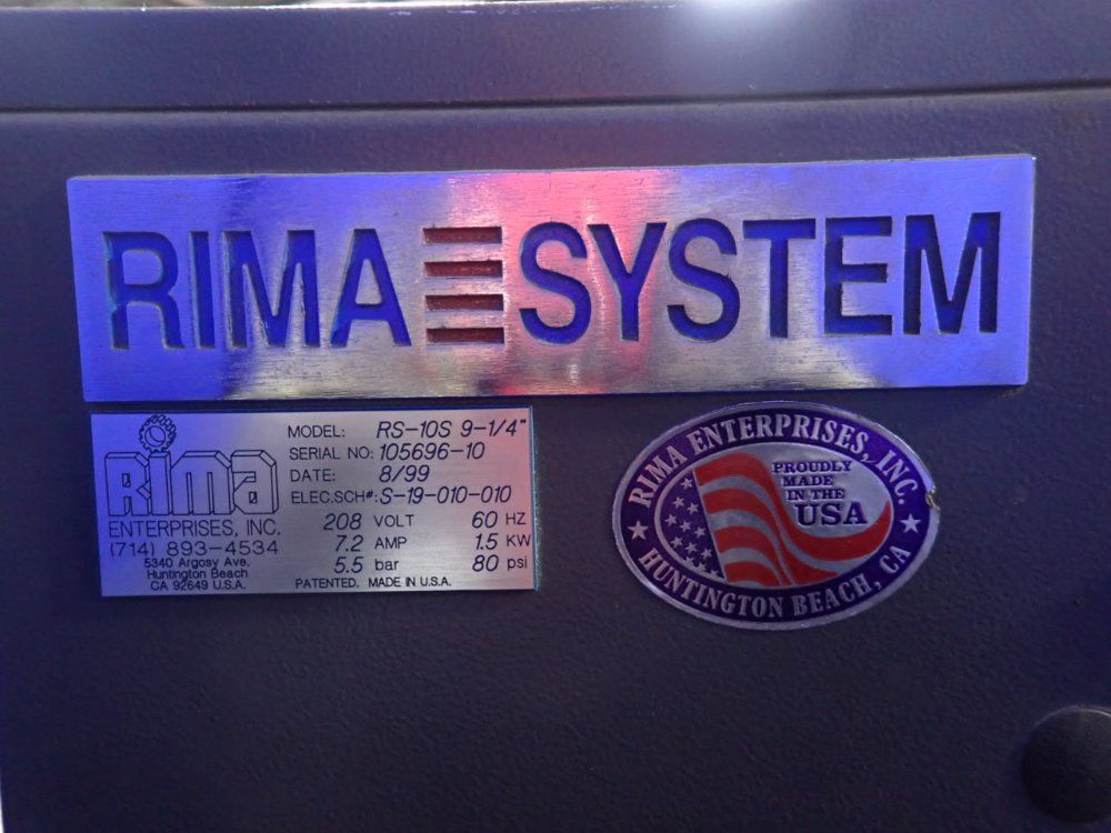 Rima Systems Compensating Stacker - Rs-10s 9-1/4