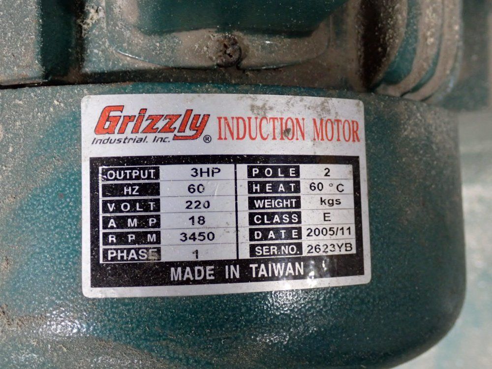 Grizzly 2 @ 19" X 19" X 40" Dust Collector