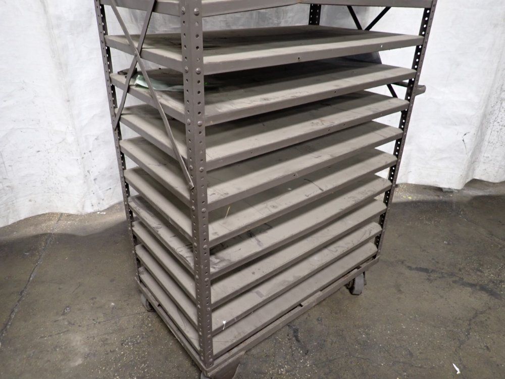 15 Shelves, 42" X 24" Portable Cart