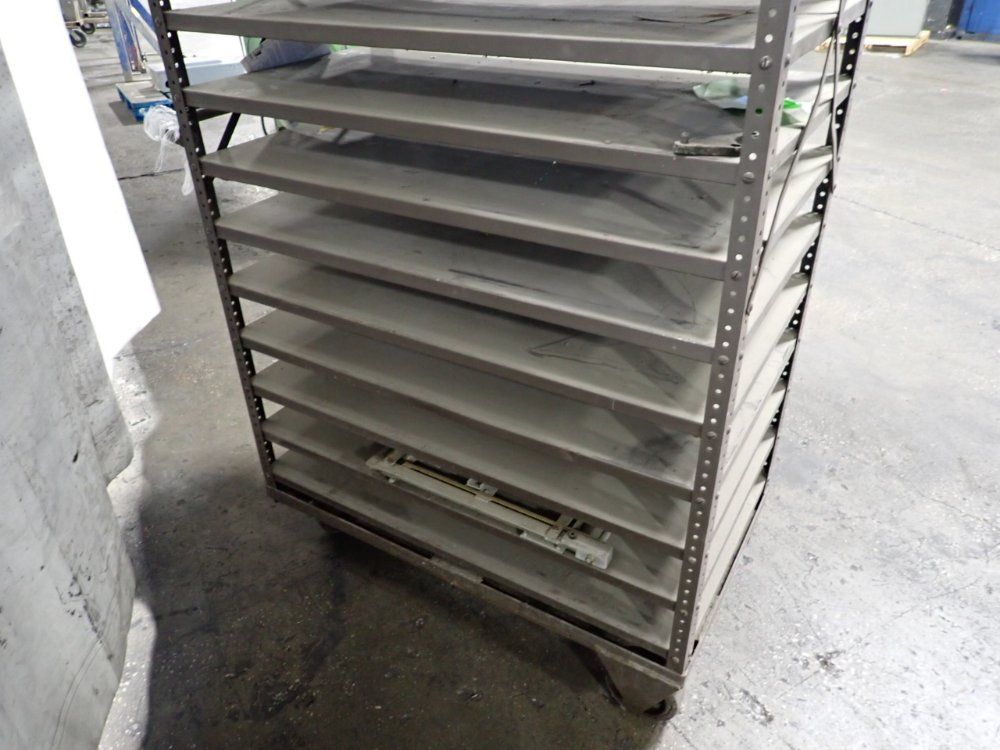 15 Shelves, 42" X 24" Portable Cart
