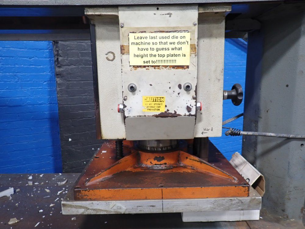 Hudson Machinery Die Cutting Press - F63hs