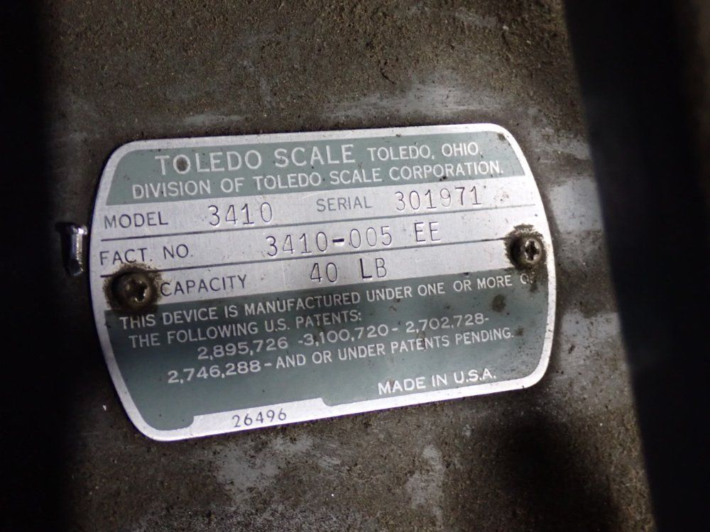 Toledo 40 Lbs Scale - 3410